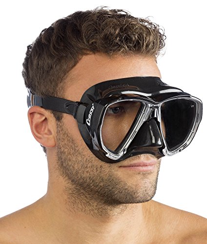 Cressi Big Eyes Gafas de Buceo, Unisex, Negro/Azul