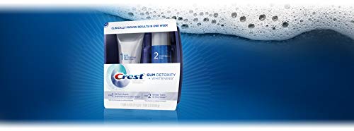 Crest Gum Detoxify + Whitening 2 Step Toothpaste, 4.0 oz and 2.3 oz