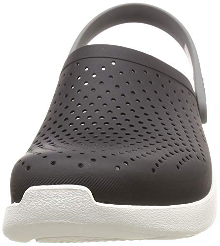 Crocs Literide Clog, Zuecos Unisex Adulto, Negro (Black/Smoke), 37/38 EU