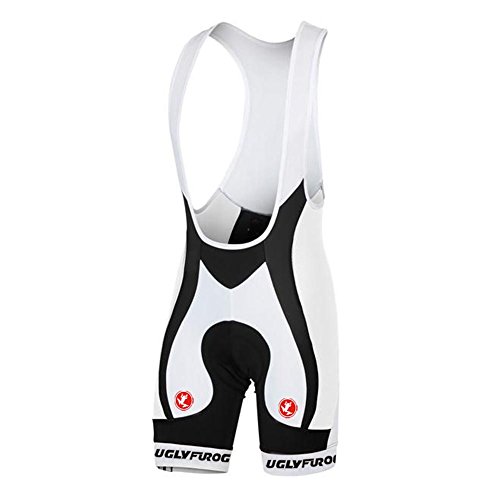 Culotte de ciclismo HBS09 de Uglyfrog con tirantes y almohadilla de gel, prenda deportiva o de triatlón para verano, hombre, color Color 02, tamaño talla mediano