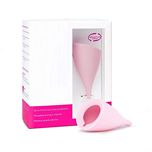 Cycle Copa Menstrual, Copa Menstrual Soft - Mujeres con Vejigas Sensibles, Calambres, CóLicos Menstruales - Ayuda A Prevenir Cistitis, Copa Menstrual Lily Cup Compact, Copa Menstrual Talla S (S)