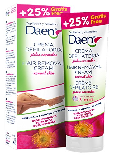 DAEN crema depilatoria rosa mosqueta tubo 125 ml