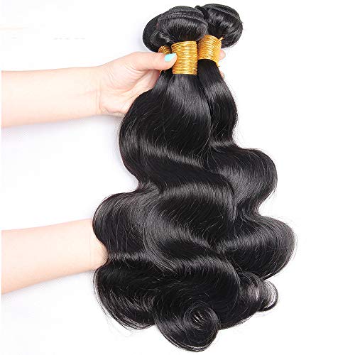 Dai Weier onda del cuerpo cabello Remy 3 paquetes grado 10a 100 cabello humano Remy virgen pelo natural color negro Venta Viernes 20 22 24 pulgadas