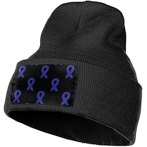 Dale Hill Gorra de esquí Concientización sobre el cáncer de Colon Hombres Mujeres Sombreros de Punto Gorro elástico Suave