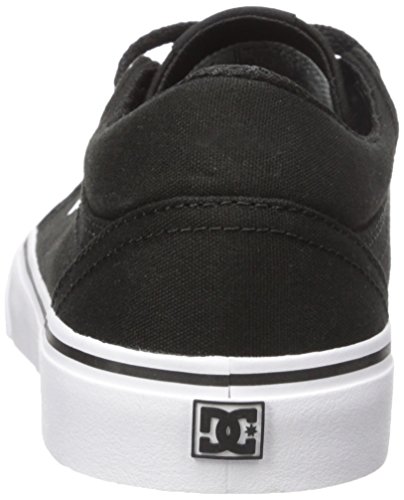 DC Shoes (DCSHI) Trase TX-Low-Top Shoes for Boys, Zapatillas de Skateboard para Niños, Black/White, 31 EU