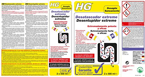 Desatascador extreme 1 L – Para los atascos difíciles del desagüe o el fregadero de la cocina o del baño. El desatascador de cocina para cuando nada funciona