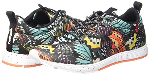 Desigual Shoe Me, Zapatillas Deportivas para Interior para Mujer, Naranja (Papikra), 41 EU