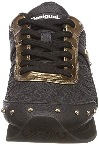 Desigual Shoes_Galaxy Winter Valkiria, Zapatillas para Mujer, Negro (Negro 2000), 38 EU