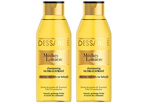 Dessange Mechas de luz Champú Nutri-pulidor 250 ml - Lote de 2