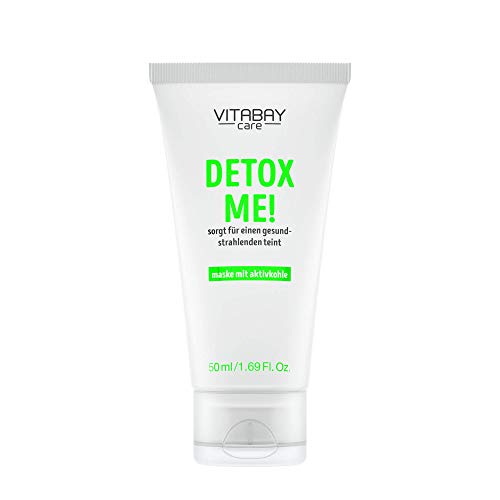 Detox Me! mascarilla facial seborreguladora: limpia, aclara - carbón activado y aloe vera - 50ml