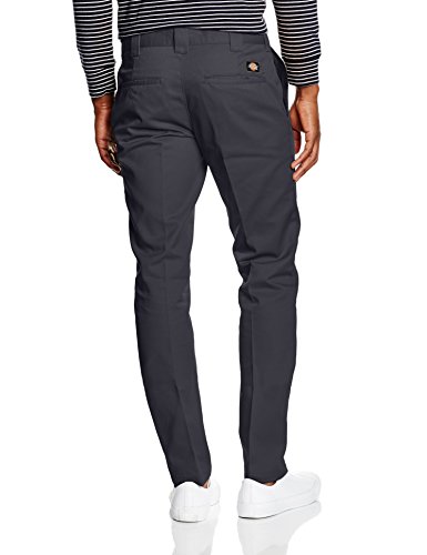 Dickies Slim Fit Work Pant Pantalones, Gris (Charcoal Grey Ch), (Tamaño del Fabricante:32/32) para Hombre