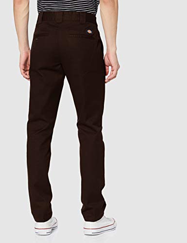 Dickies Slim Fit Work Pant Pantalones, Marrón (Chocolate Brown CB), (Tamaño del Fabricante:28/30) para Hombre