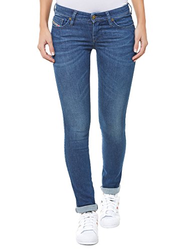 Diesel Skinzee 0848L Stretch Mujer Vaqueros Slim Skinny (32W / 32L, Azul)