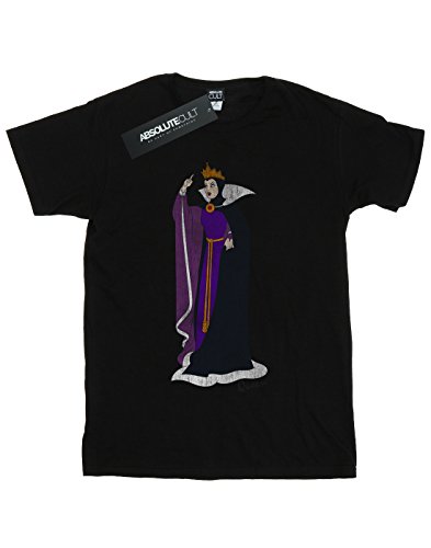 Disney mujer Snow White Classic Evil Queen Grimhilde Camiseta Del Novio Fit XXX-Large Negro