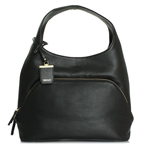 DKNY Chloe Negro Bolso Hobo Black Leather