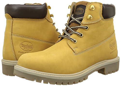 Dockers by Gerli 35fn699-300910 - botas y botines de tacón bajo Unisex adulto, Amarillo - Gelb (GOLDEN Tan 910), EU 44