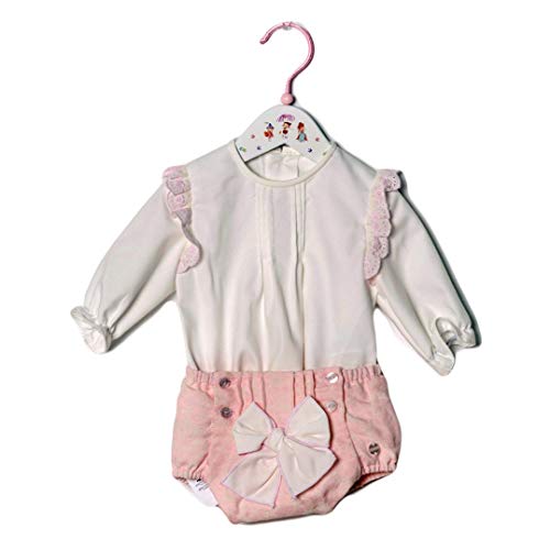 DOLCE PETIT - Blusa Braguita bebé-niños Color: Rosa Talla: 12M