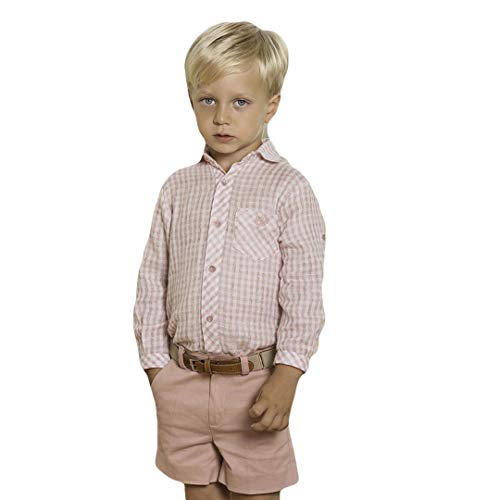 DOLCE PETIT - Camisa NIÑO niños Color: Rosa Palo Talla: 5