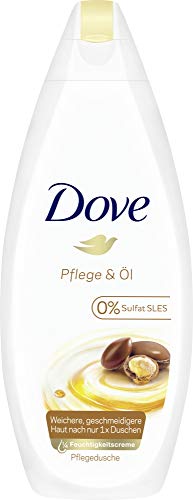 Dove Cuidado ducha y aceite, gel de ducha, 6 pack (6 x 250 ml)