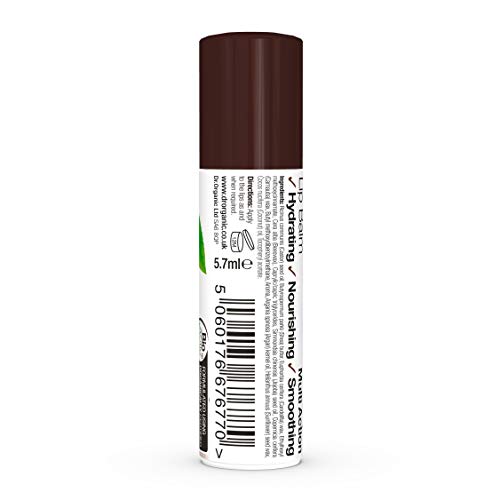 Dr Organic Bálsamo de Labios Virgin Coconut Oil, 5.7 ml, 1 unidades