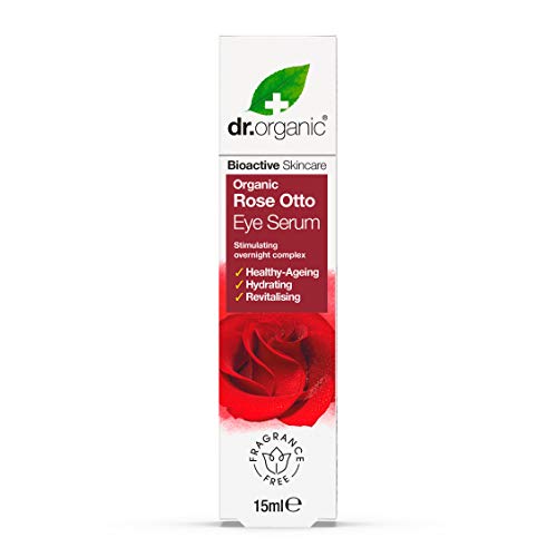 Dr. Organic Serum Contorno De Ojos Rosa De Damasco 15Ml. 1 Unidad 300 g