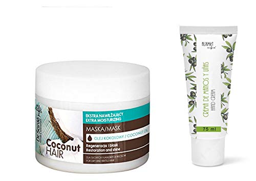 Dr. Sante Máscara hidratante extra con aceite de coco para cabello seco y quebradizo, 300 g