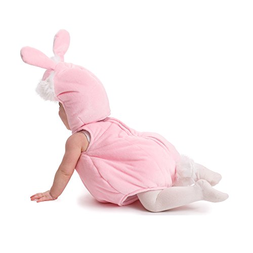 Dress Up America- Rosa Conejo Halloween Disfraz Infantil Animal para bebé, Color, talla 6-12 meses (peso: 7-9,5 kg, altura: 61-71 cm) (869-6-12)