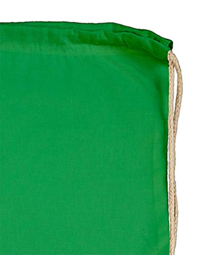 Druckerlebnis24 - Bolsa de tela de algodón orgánico, diseño de limón, color verde, tamaño talla única