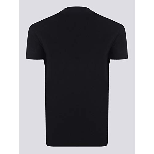 DSquared | Camiseta Manga Corta - 100% Algodón - Todas Las Temporadas Temporada 2020 - Hombre | Negro | XL