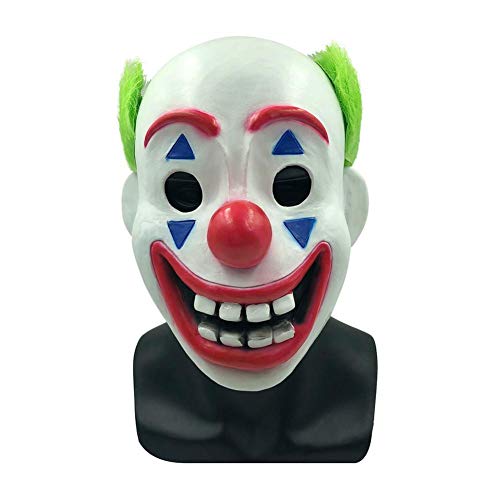 duhe189014 Máscara del Payaso 2019 Película del Partido De Cosplay Joker Traje De Halloween De Accesorios De Halloween Caliente De La Película De Terror De Látex Máscaras De Miedo para Adultos