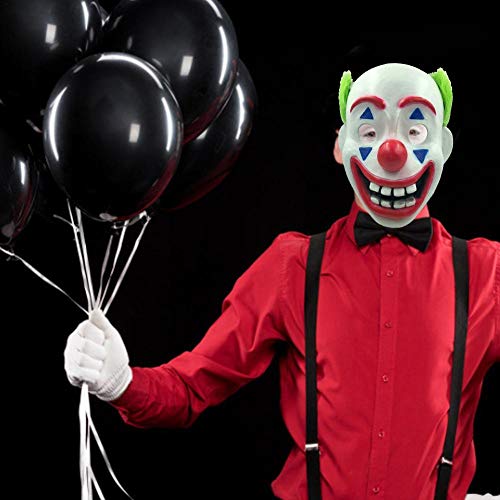 duhe189014 Máscara del Payaso 2019 Película del Partido De Cosplay Joker Traje De Halloween De Accesorios De Halloween Caliente De La Película De Terror De Látex Máscaras De Miedo para Adultos