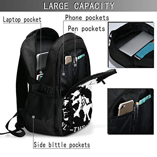 Dvpspl acnly thp bgxtvp Travel Mochilas Hombres y Mujeres Computer Bags Laptop Mochilas School Bag Bolsa para la Escuela with USB Port