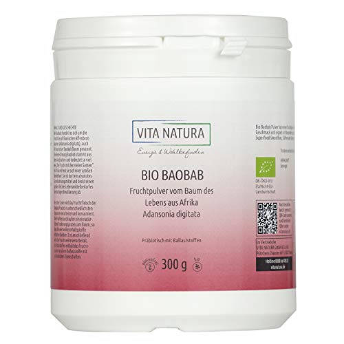 Ecológica-- polvo de fruta Baobab 300g