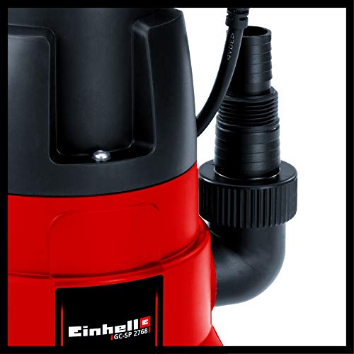 Einhell GC- SP 2768 - Bomba de aguas sucias (270W, capacidad de 6.800 l/h, profundidad max. de inversión 5m, conexión de manguera 47.8mm) (ref.4170442)