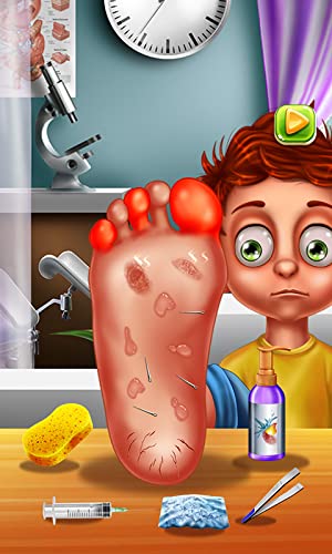 El médico del pie : ¡pretender ser el mejor médico ! Juego educativo para niños - Juego GRATIS