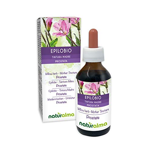 EPILOBIO (Epilobium parviflorum) hierba Tintura Madre sin alcohol NATURALMA | Extracto líquido gotas 100 ml | Complemento alimenticio | Vegano