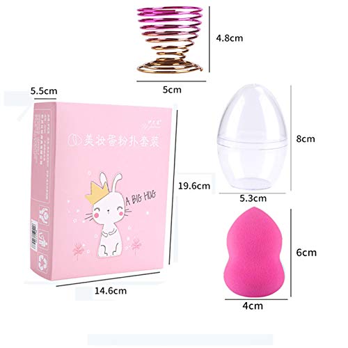 Esponja Maquillaje,3+1 Piezas Set de Esponjas de Maquillaje，Makeup Blender Beauty para Base de Maquillaje，Juego de maquillaje de belleza de licuadora de esponja de maquillaje profesional