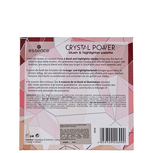 Essence 117813 Rostro Paleta Iluminador and Colorete Crystal P-6.Y-6, 200 g