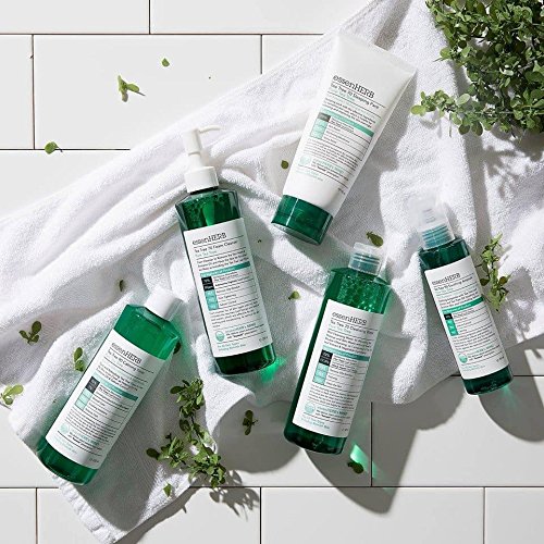 ESSENHERB TEA TREE FACE WASH - Cleansing and Makeup Remover, Blemish Care system, Low-irritating cleansing water facial wash that cleans up skin waste.