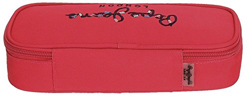 Estuche Pepe Jeans Harlow Fucsia con organizador interior