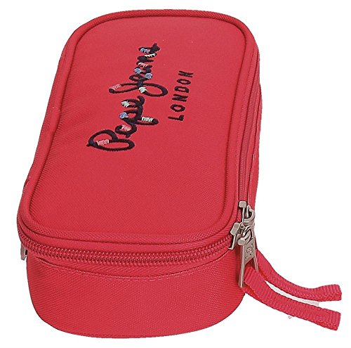 Estuche Pepe Jeans Harlow Fucsia con organizador interior