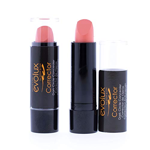 Evolux Dark Circle Concealer, Color N.02 Rosa Salmon, Corrector De Ojeras - 4.5 gr