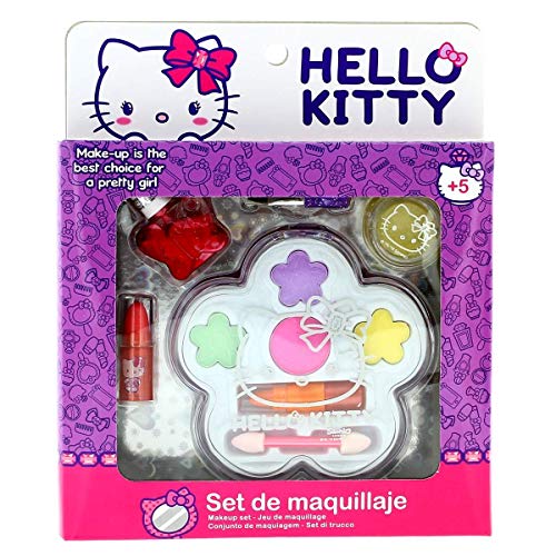 Falca Kit cosmética 5 piezas Hello Kitty Multicolor (M-42876