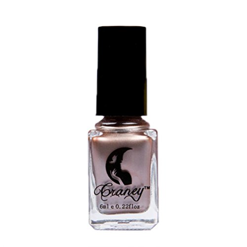 FAMILIZO Espejo Esmalte de Uñas Cola de Plata Metal Color Acero Inoxidable Nail Polish (B)