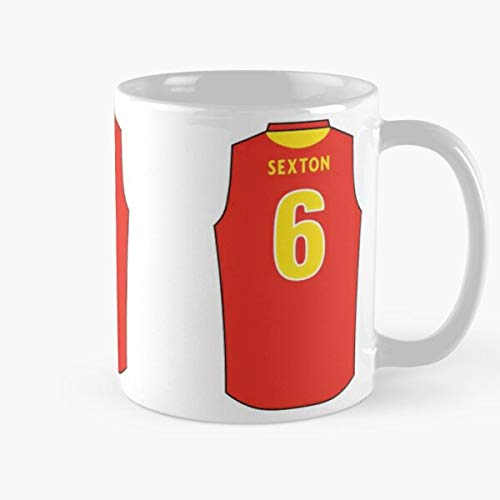 FashionNut Rules Suns Australian Gold AFL Australia Football Coast Alex La Mejor Taza de café de cerámica de mármol Blanco de 11 oz