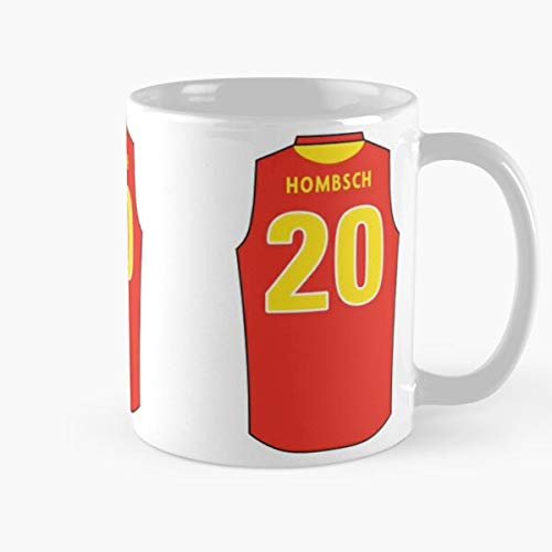 FashionNut Rules Suns Australian Gold AFL Jack Football Coast Hombsch La Mejor Taza de café de cerámica de mármol Blanco de 11 oz