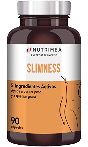 Fat Burner Natural, Termogénico Quemagrasas Potente Para Adelgazar, Guaraná, Fucus, Jengibre, Cafe Verde, Mujeres y Hombres, Supresor Apetito, Acelerar Metabolismo, Capsulas Veganas, Fabricado Francia