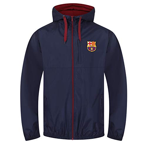 FC Barcelona - Chaqueta cortavientos oficial - Para hombre - Large