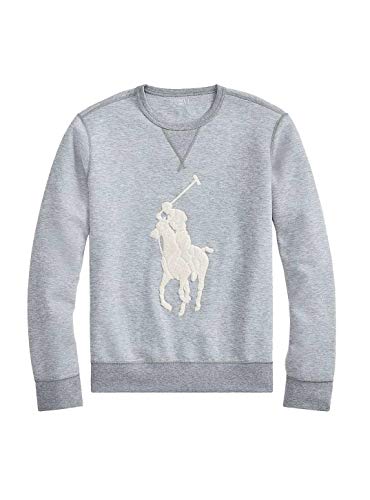 Felpa Ralph Lauren Big Pony Gris Hombre x-Small Gris