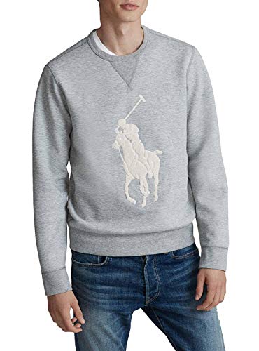 Felpa Ralph Lauren Big Pony Gris Hombre x-Small Gris